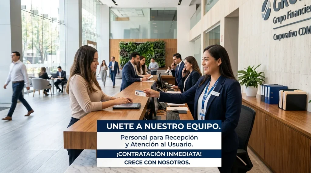 Personal para Recepción y Atención al Usuario